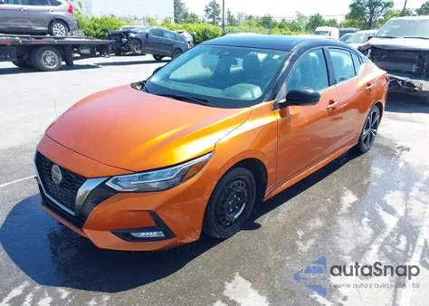 2021 Nissan Sentra Sr Xtronic Cvt from USA, damaged, VIN 3N1AB8DV1MY237887